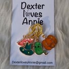 Spooky Halloween themed stitchmarkers