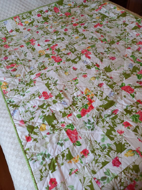 Country Cottage patchwork quilt