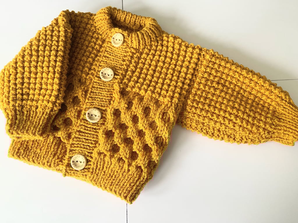 Lovely little Aran cardigan