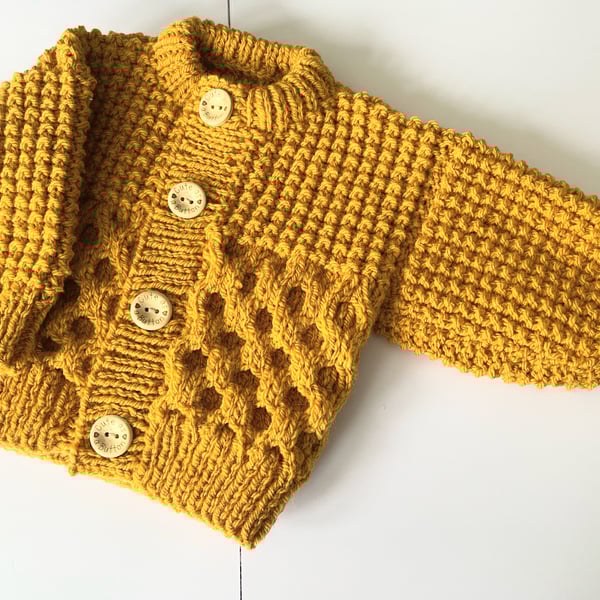 Lovely little Aran cardigan