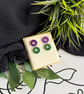 Green and Purple Double Hoop Earrings - Image 8