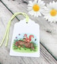 Squirrel & Friends Gift Tags - set of 4 tags - Image 4