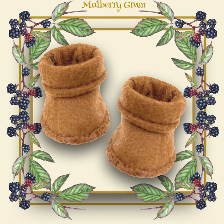 Sandy Brown Ankle Boots 