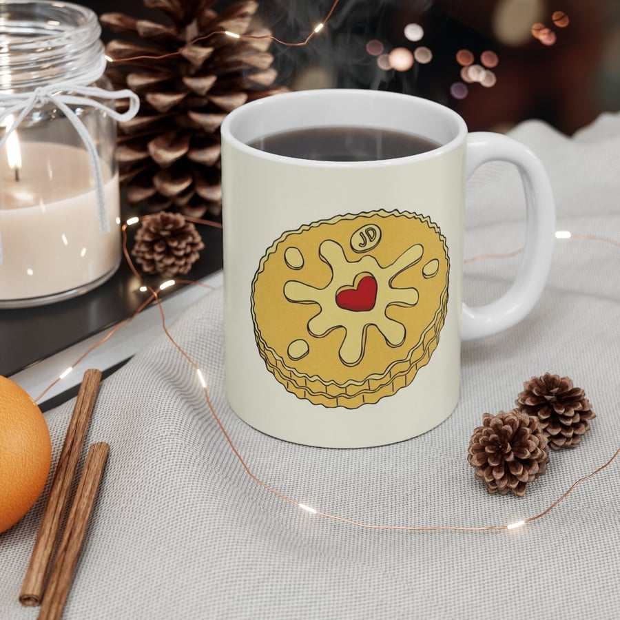 Jammy Dodger Biscuit Tea Coffee Mug