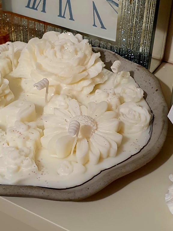 Flower Candle Centrepiece 