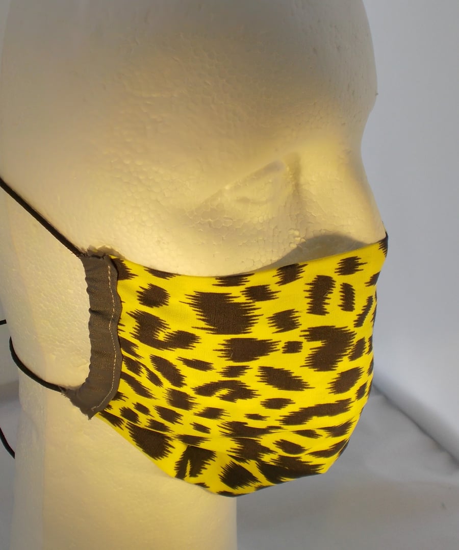 Adult Fabric Face Covering - Animal print