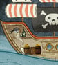 Ghostly pirate ship, Ghosts of Summer, 90s nostalgia, A4 art print - Image 2