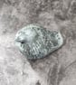 Little Bird Sculpture, Grey Green Baby Fledgling Ornament - Image 7