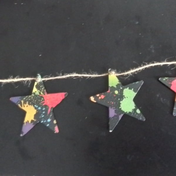 5 Stars bunting small size 