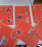 Pack of 6 woodland themed cards. Ref 528. Summer seconds
