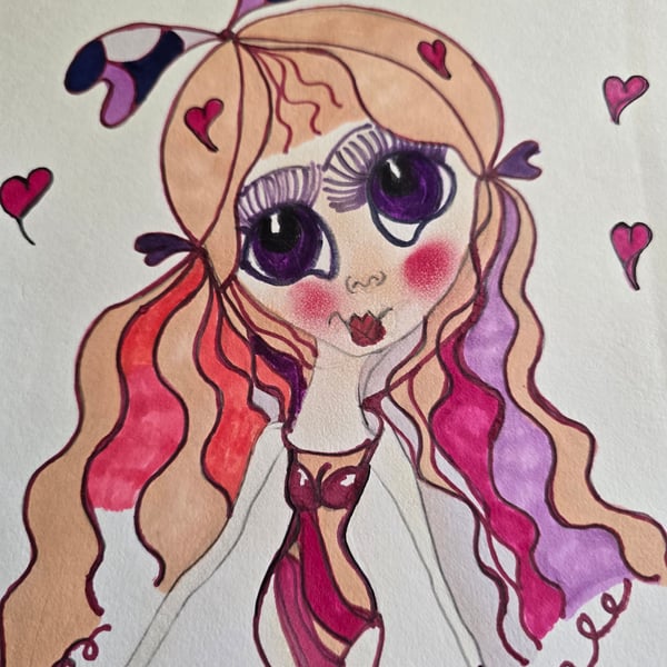 Valentine Fae Drawing 