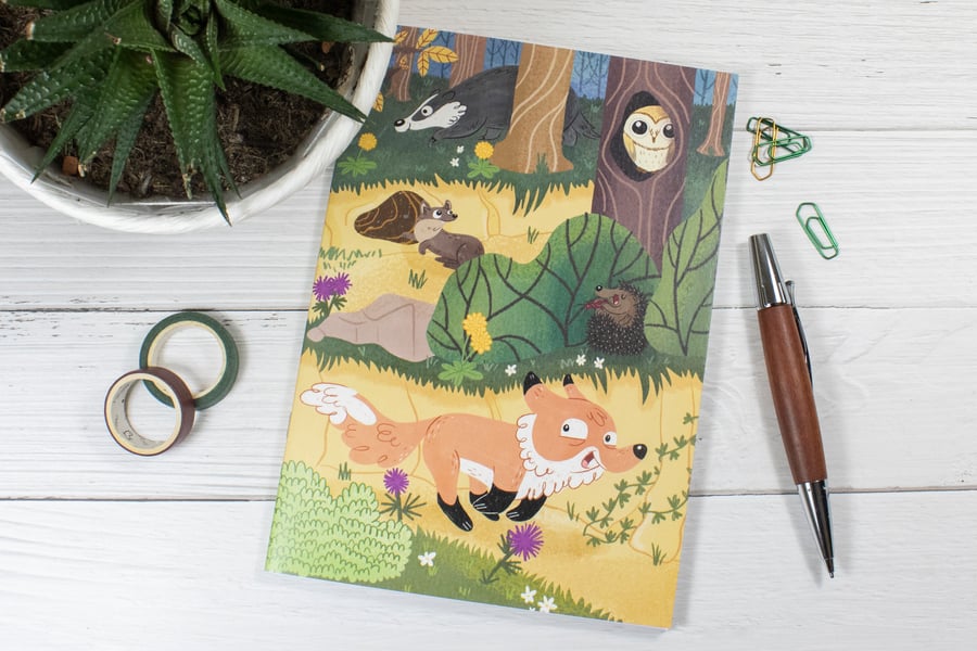Native Creatures Notebook, Journal, Diary with Blank Pages (A5, 210 x 145mm)