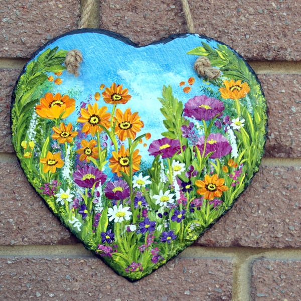 Slate Heart - Cottage Garden (Ref No 25)