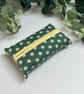 Tissue Holder: Green & Gold Polka dot - Image 2