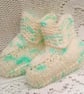 Baby's Knitted Pixie 3 Piece Hat Set, Baby Clothes, Baby Shower Gift  - Image 8