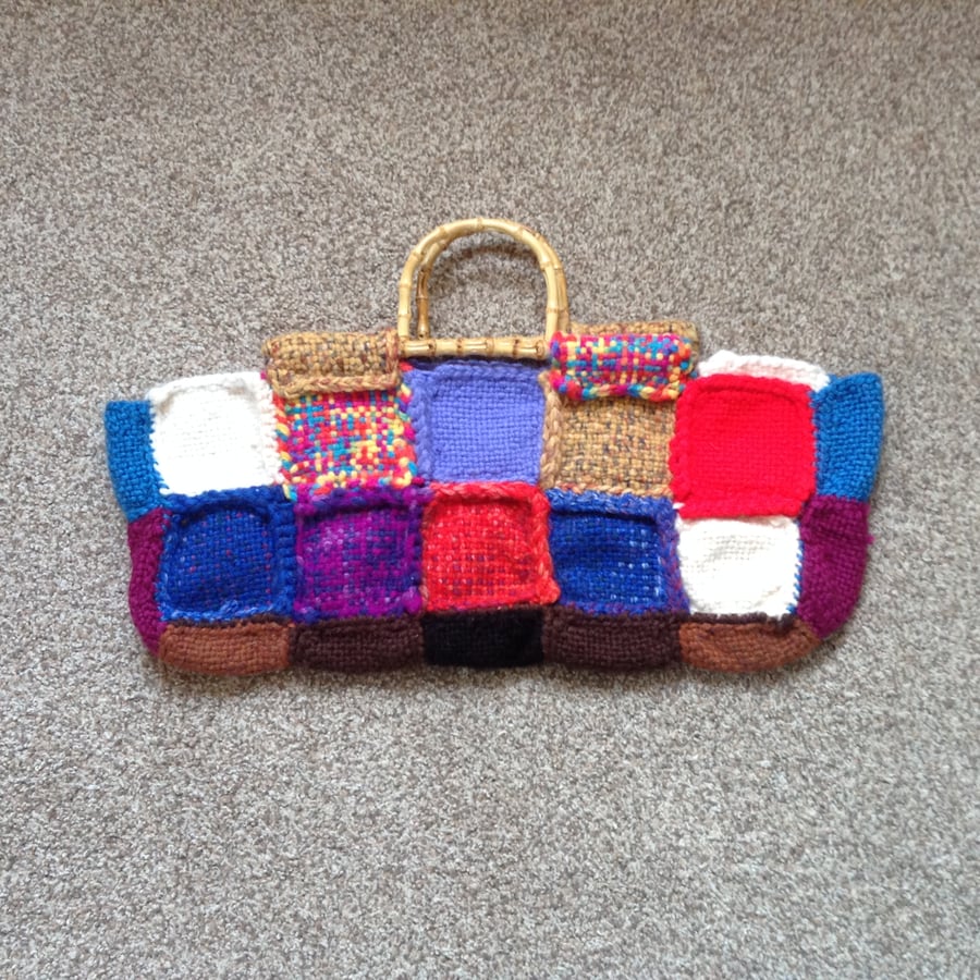 Handwoven Knitting Bag