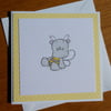 Rhino Dressed as a Bee Blank Card