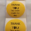 50 Your order made my day Thermal Printed stickers (S)
