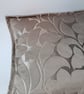 Beige and silver damask jacquard 16" envelope cushion cover - Image 5