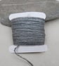 15m Natural Dye Alkanet Grey Pure Silk Embroidery Thread - Image 1