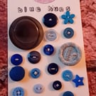 Blue Hues – A Found Button Collection
