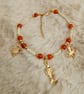 Amber Coastal Charm Anklet 