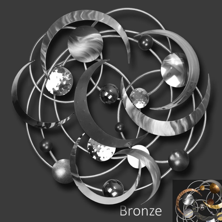 Infinite Modern Circular Wall Sculpture