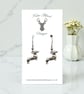 Charm Earrings - Dachshund Dog