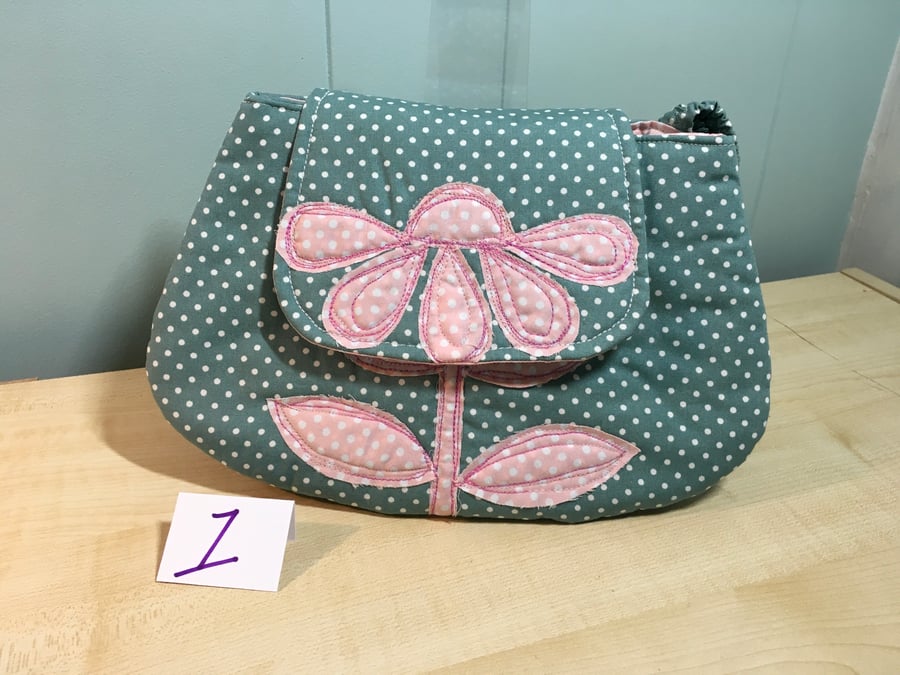 New Handbag. Clutch bag with Wrist-strap. Flower or Butterfly Design. Tulip Bag