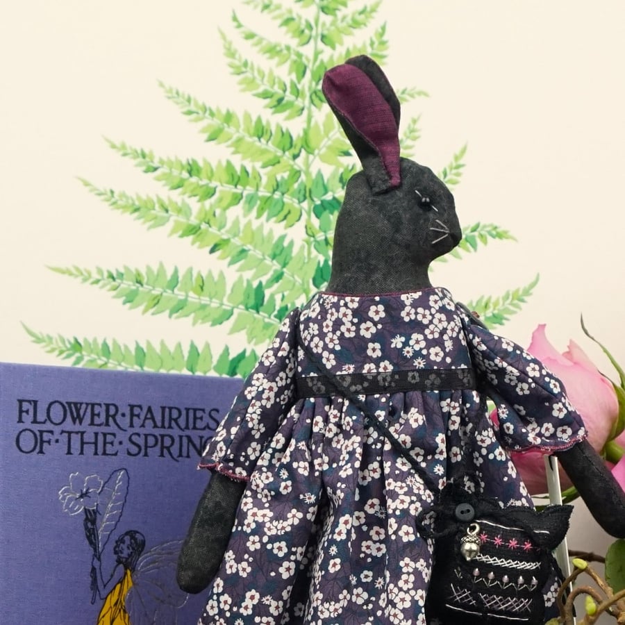 Valeria, A Midnight Bunny in Liberty Lawn