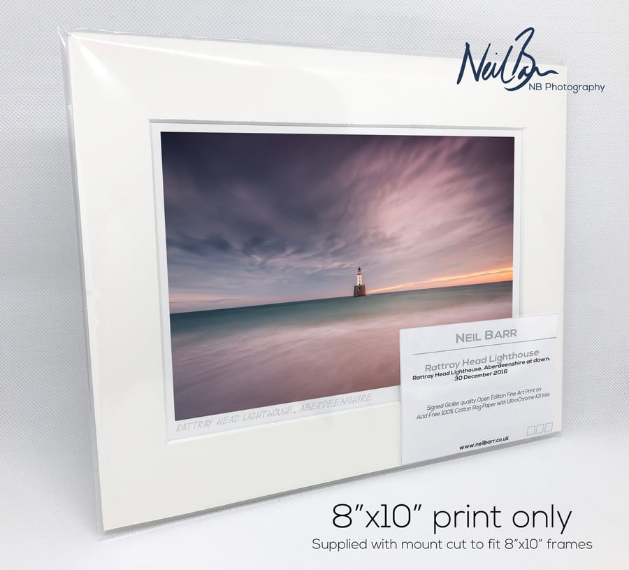 Rattray Head Lighthouse Aberdeenshire Scotland - A5 (10" x 8") Unframed Print