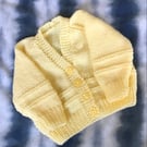 Lemon baby cardigan 0-3 minths