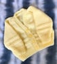 Lemon baby cardigan 0-3 minths