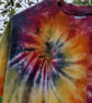 Tie dye cotton cropped boxy tee (M 12-14) - Image 2