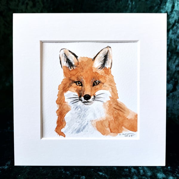 Fox - Original Watercolour Painting