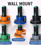 Electric Screwdriver Wall Mount Holder - Multi-Colour - Bit Storage Organiser