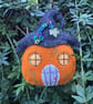 Felt Pumpkin House