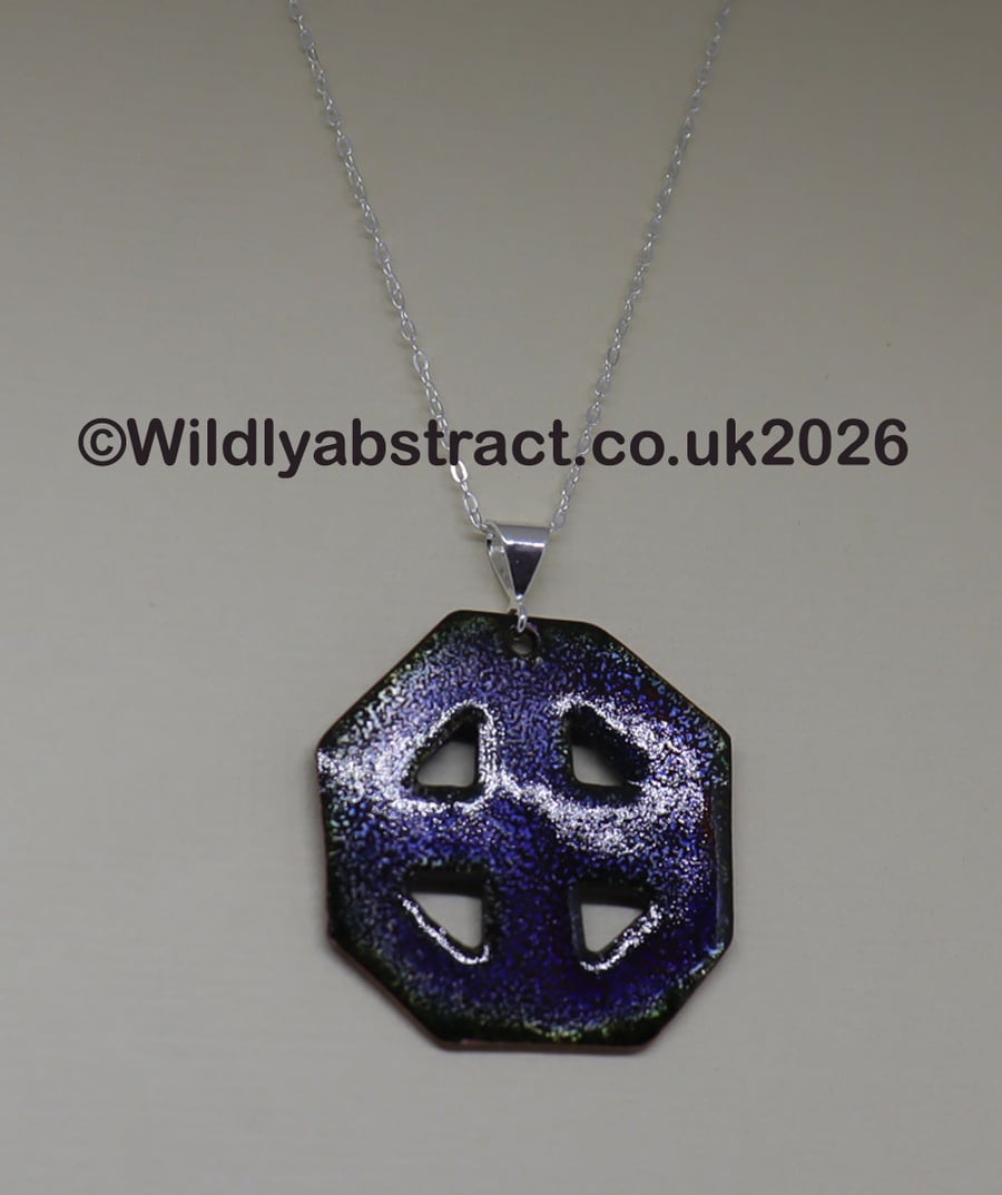 Pierced celtic cross pendant