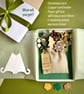 3D winter forest Christmas card hessian goodie bag keepsake woodland diorama art - Image 4