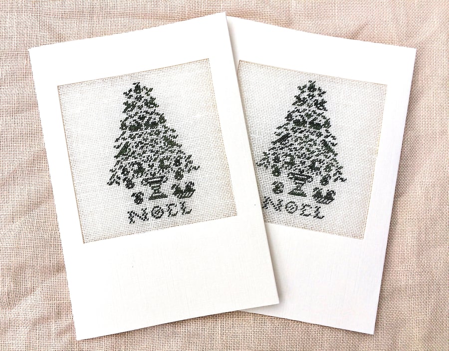 For Barbara Only 2 Nöel Pear Tree Cards