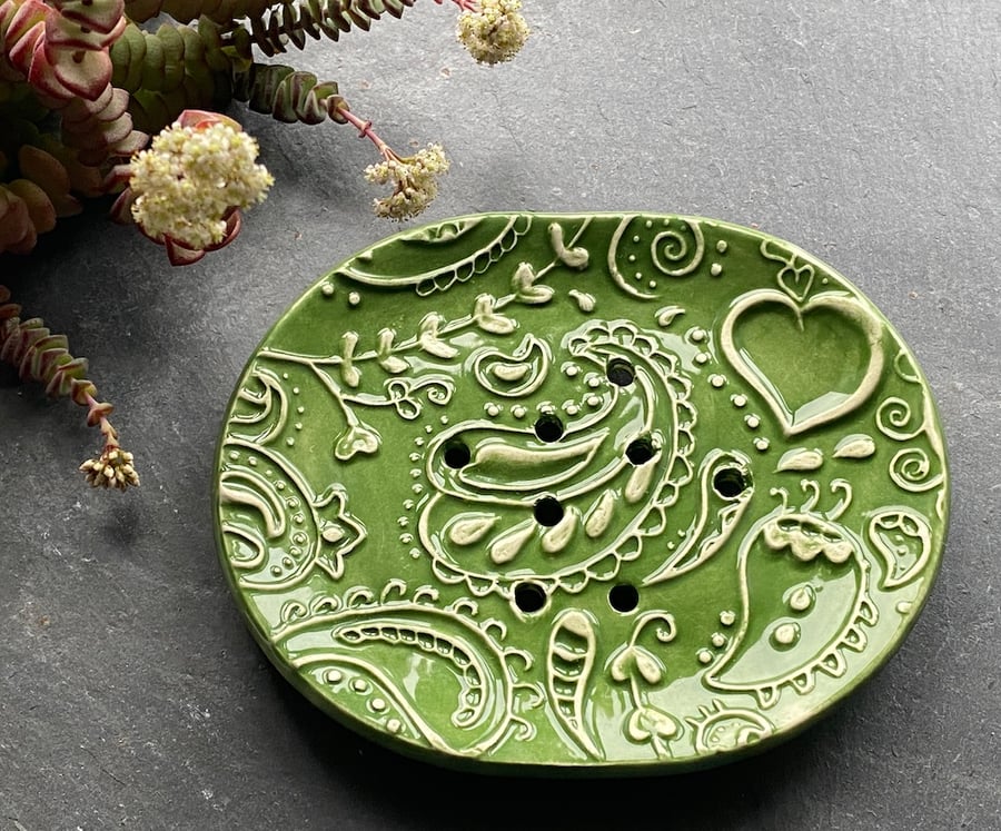 Handmade Ceramic Soap Dish