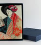 Geisha Textile Art Picture Yoko - Image 4