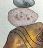 Pebble pile 6 watercolour art  - Image 4