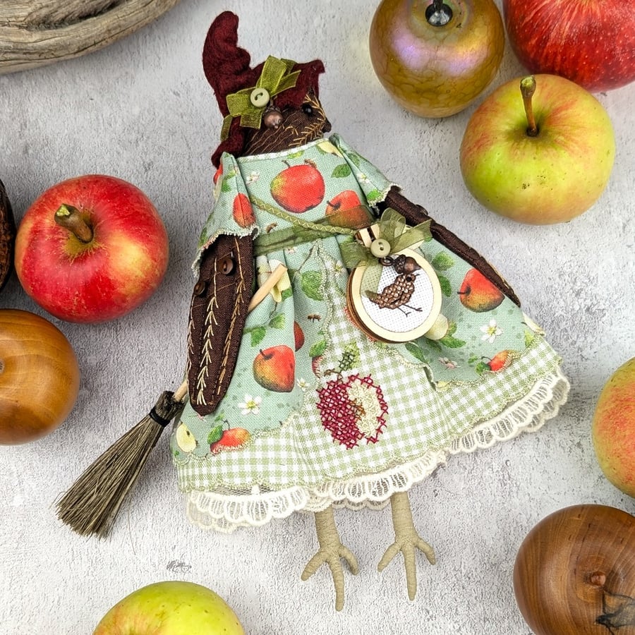 Witch Pomme,  A Tiny Mabon Wren