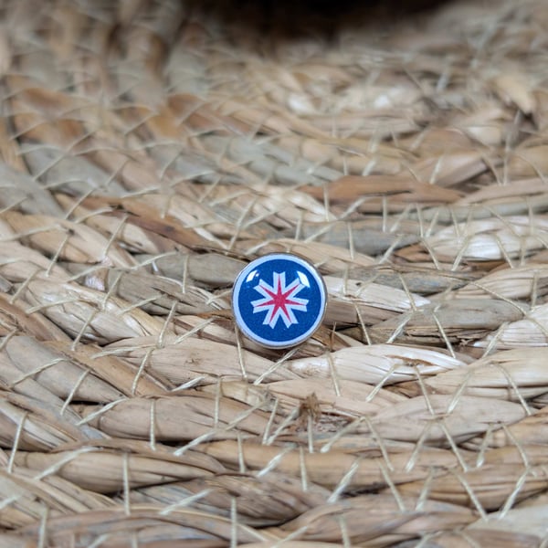 Hokkaido Flag Map Pin – Japan Travel Map Push Pin for Wooden Maps, Hokkaido Pin