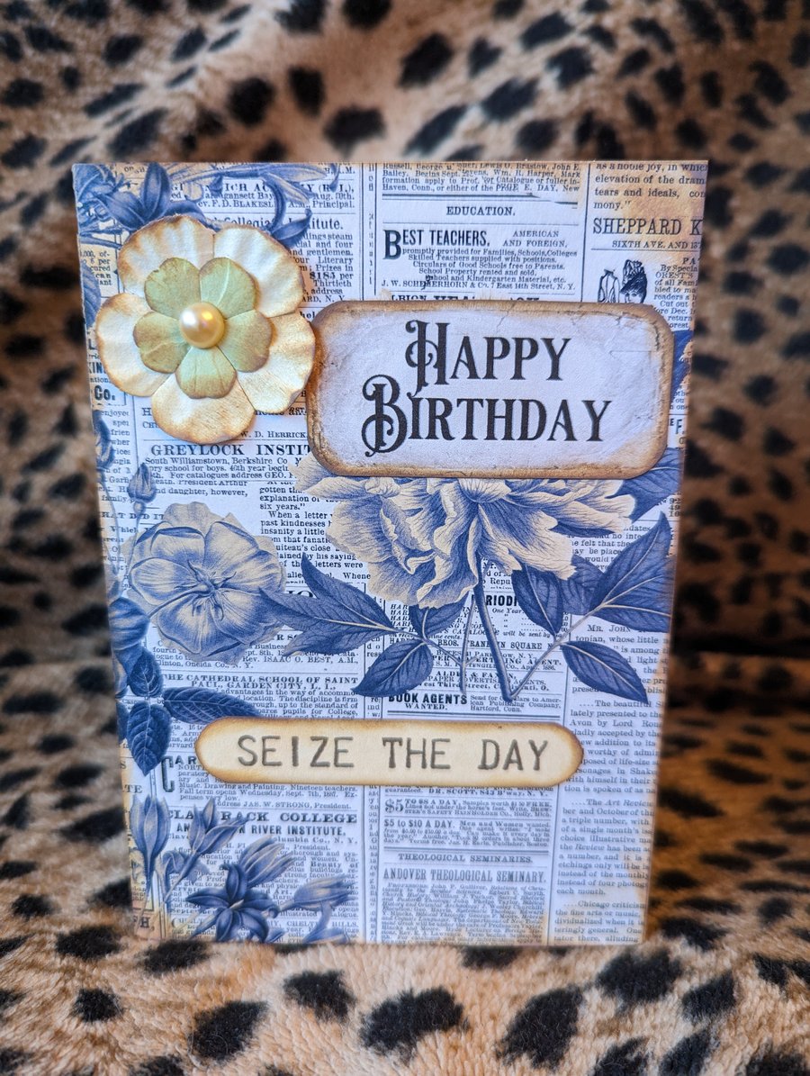 Happy Birthday 'Seize the Day' Card