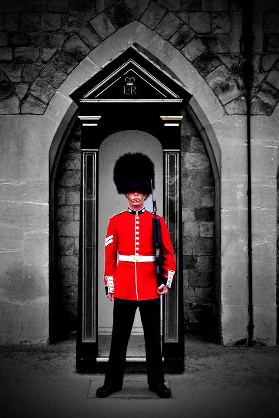 Household Guard Windsor Castle Berkshire England Photograph Print