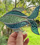Stained Glass Funky Fish Suncatcher - Handmade Window Decoration - Image 2