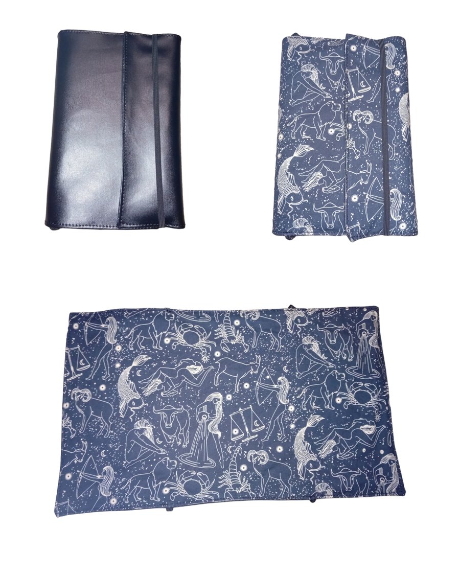 Reversible reusable notebook cover