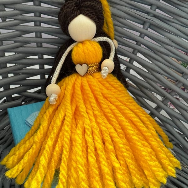 Set of 2 Handmade Macrame Angels - Unique Guardian Angel & Gift - SoFiNest